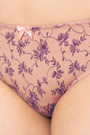 Amante Low Rise Three-Fourth Coverage Bikini Panty - Filigree Pr — thumbnail 4